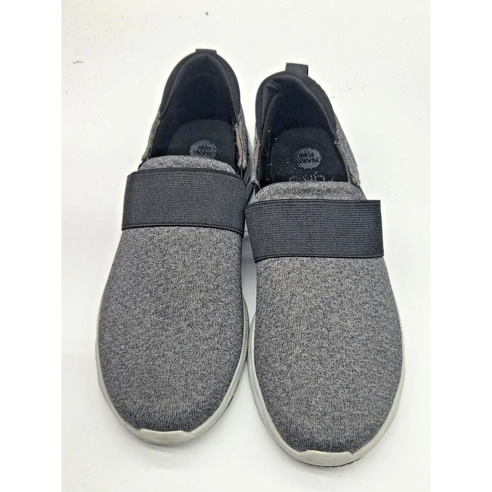 Ryka Shoes Faye Size 10 Gray Slip On Sneakers Comfort Shoes